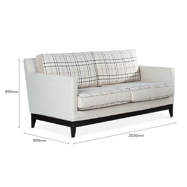 DELANCY 3 Seater Sofa Side View